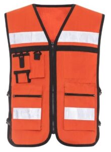 CHALECO TIPO BRIGADISTA NARANJA