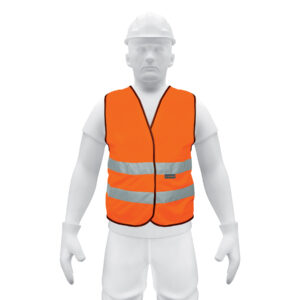 CHALECO CON CINTAS 2" ALTA VISIBILIDAD -NARANJA