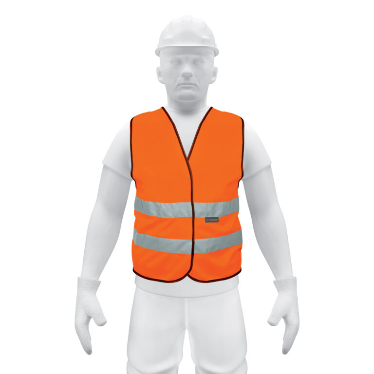 CHALECO CON CINTAS 2" ALTA VISIBILIDAD -NARANJA