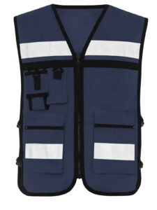 CHALECO TIPO BRIGADISTA AZUL MARINO