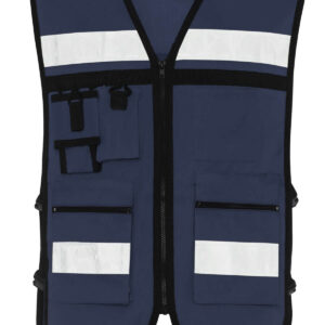 CHALECO TIPO BRIGADISTA AZUL MARINO