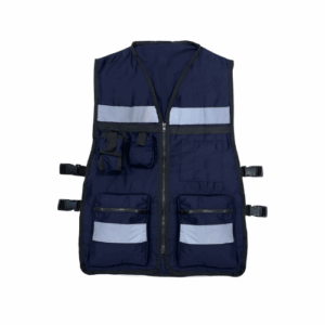 CHALECO TIPO BRIGADISTA AZUL MARINO