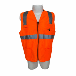 CHALECO DE SEGURIDAD NARANJA CON REFLEJANTE