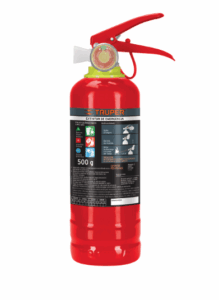 EXTINTOR PORTÁTIL RECARGABLE 0.5 KG, POLVO TIPO ABC, TRUPER