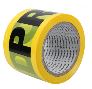 CINTA DELIMITADORA "PROHIBIDO",  (7.5 CM X 100 MTS)