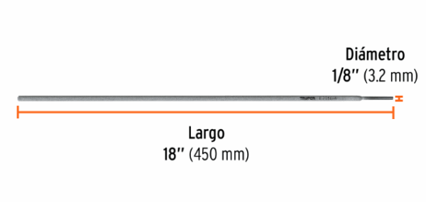ELECTRODO 7018 DE 1/8' BOLSA DE 1 KG TRUPER - Image 2