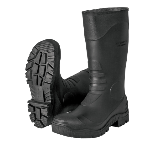 BOTAS JARDINERAS PVC NEGRAS