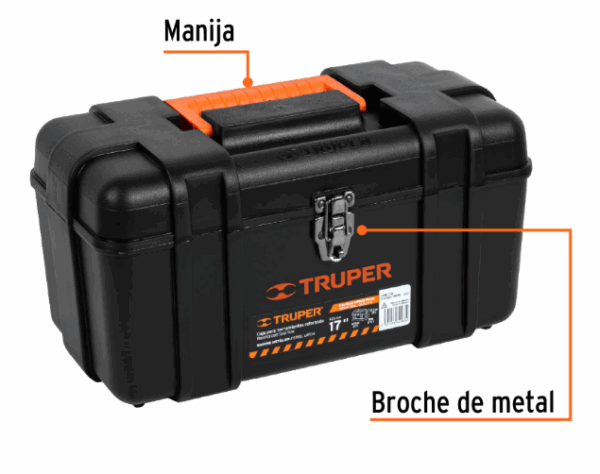 CAJA PARA HERRAMIENTA PLÁSTICA DE 17' INDUSTRIAL - Image 2