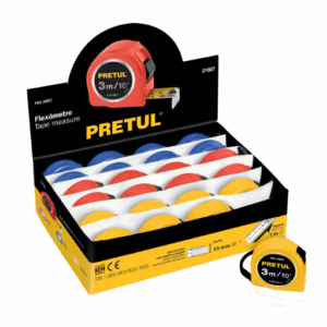 FLEXÓMETRO DE 3M PRETUL