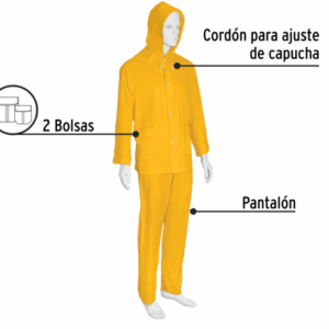 CONJUNTO IMPERMEABLE LIGERO 0.10MM PRETUL