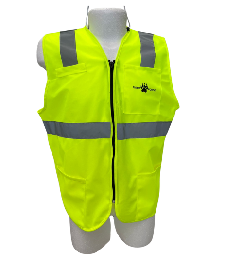 CHALECO DE SEGURIDAD TIGER FORCE AMARILLO CON REFLEJANTE - Image 2
