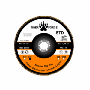 DISCO LAMINADO TIGER FORCE STD 4-1/2" X 7/8" G-60 ZIRCONIO