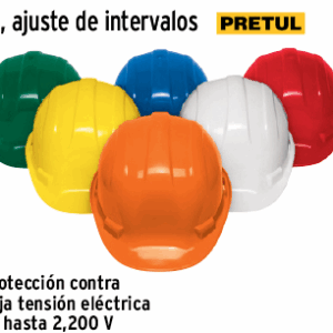 CASCO DE SEGURIDAD, AJUSTE DE INTERVALOS PRETUL