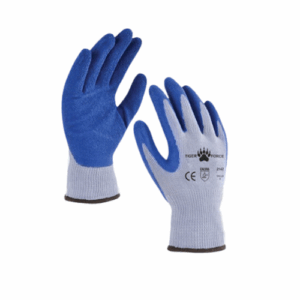 GUANTE TIPO JAPONES CON LATEX COLOR AZUL 85 G TIGER FORCE