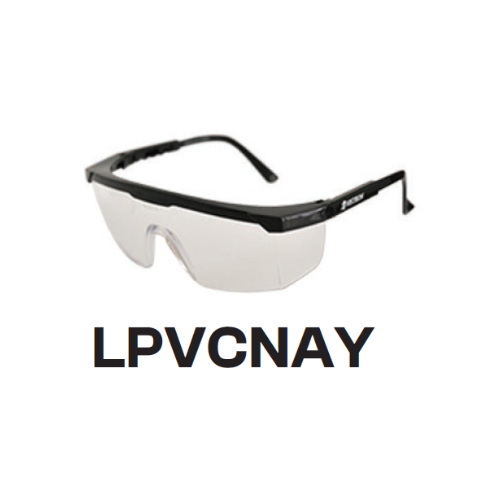 LENTE DE PROTECCIÓN MICA CLARA MARCO NEGRO ANTIEMPAÑANTE VISTRON®